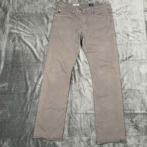 Adriano Goldschmied AG Jeans Mens 33x31.5 Gray Straight The Protege AG Stretch